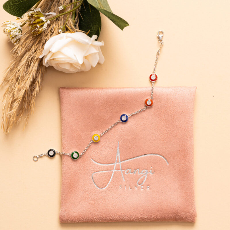 Rainbow Charm Bracelet