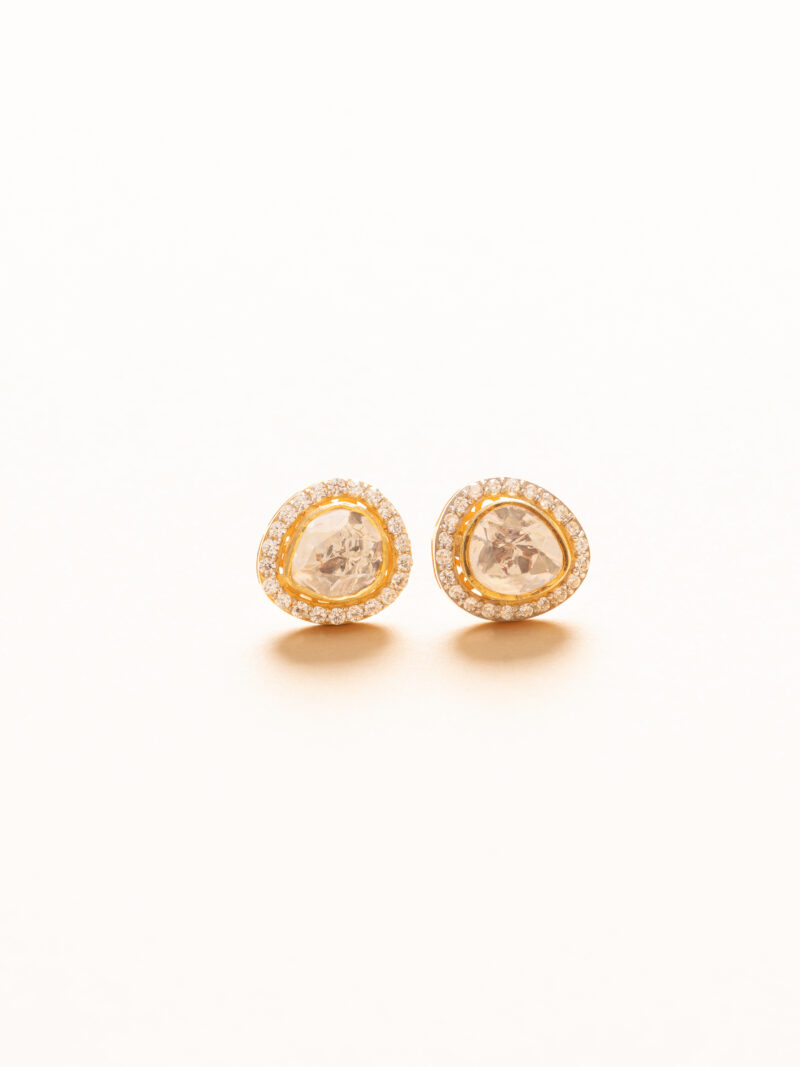 Teardrop Halo Studs