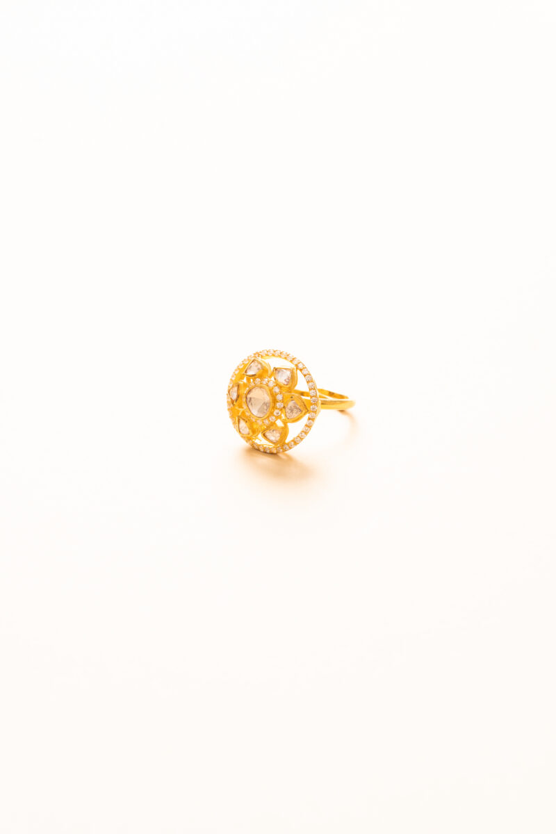 Circular Sunburst Ring