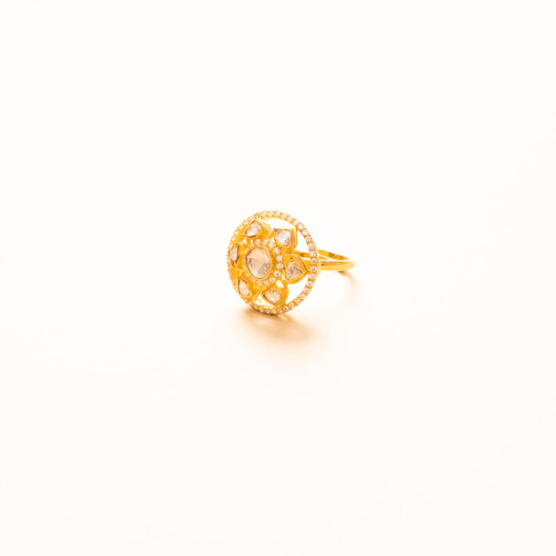 Circular Sunburst Ring