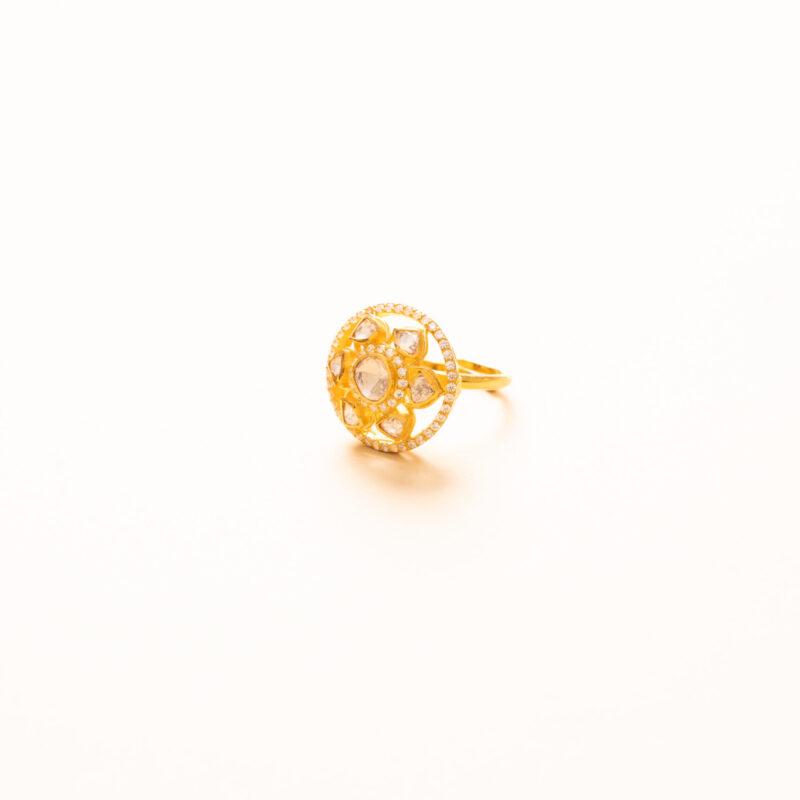 Circular Sunburst Ring