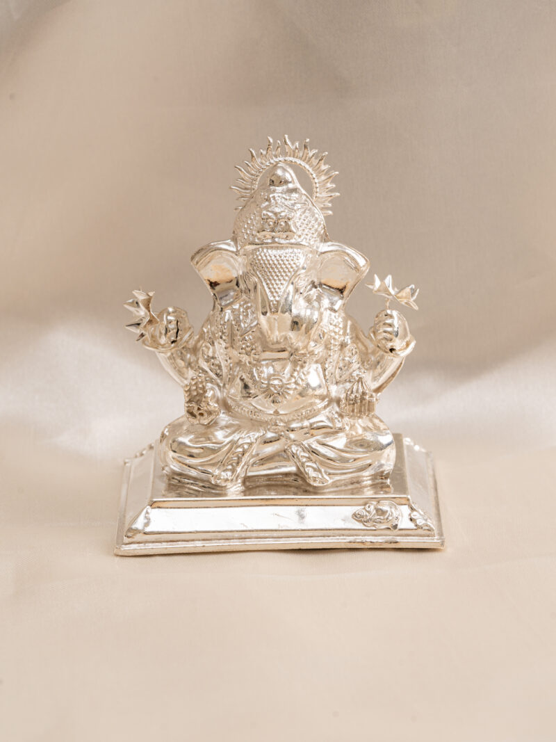 Silver murti collection - Lord Ganesha Murti