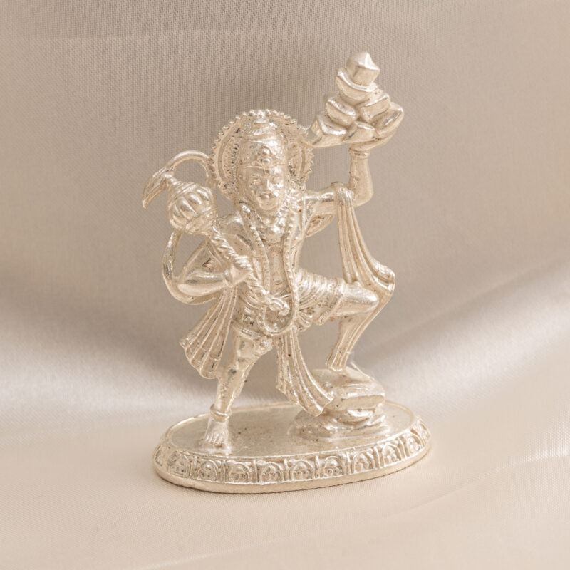 Silver murti collection - Lord Hanuman Murti